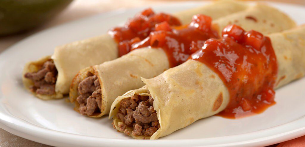 Panquecas de carne moída